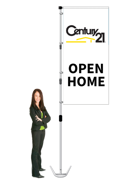 Century 21 Durapole XT Display- OPEN HOME