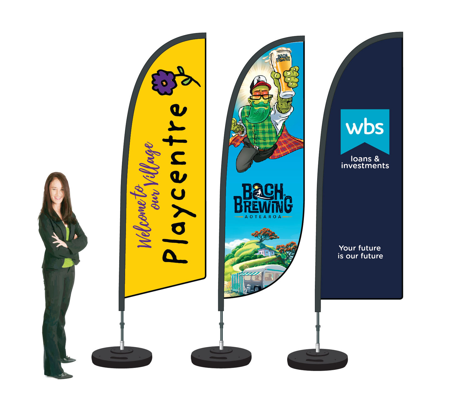 Feather Flag Display. Durapole® Flex. Custom. || SAVE ON-LINE!  COMMERCIAL GRADE.