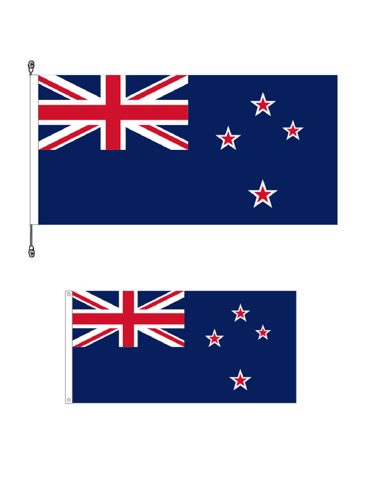 Buy a New Zealand Standard Flag and get a FREE New Zealand Supporters Flag! || WORTH $35.00! RSA Member Special