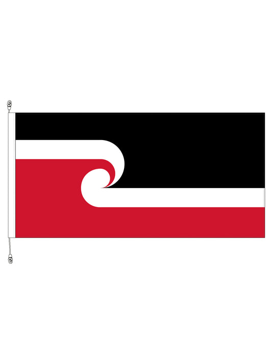 Tino Rangatiratanga Flag || Premium (with exclusive swivel clips).