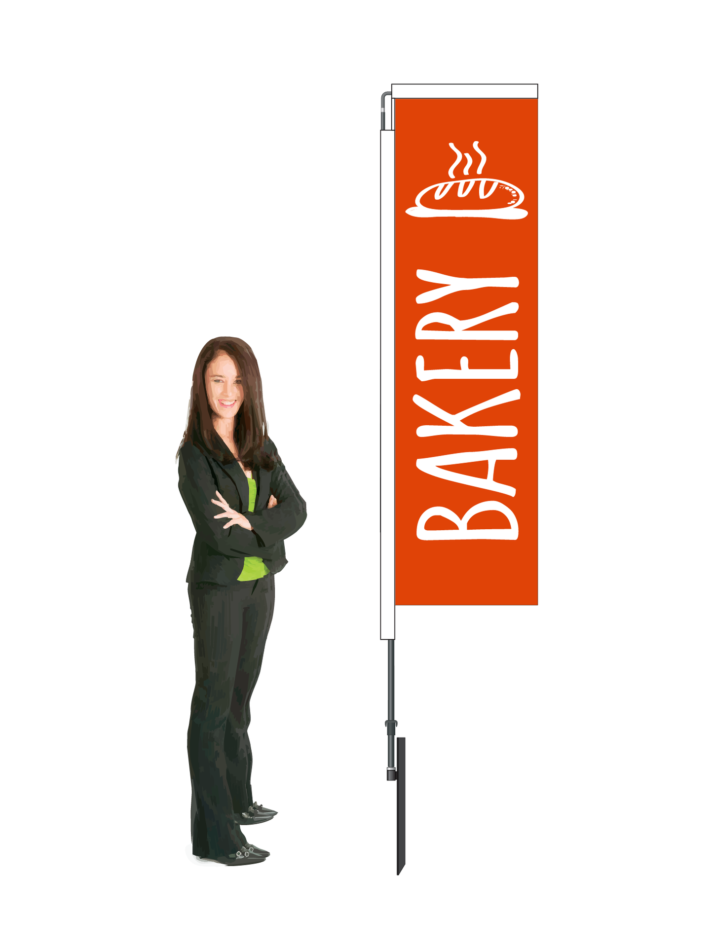 Bakery Pavement Display and Flag || Value Range