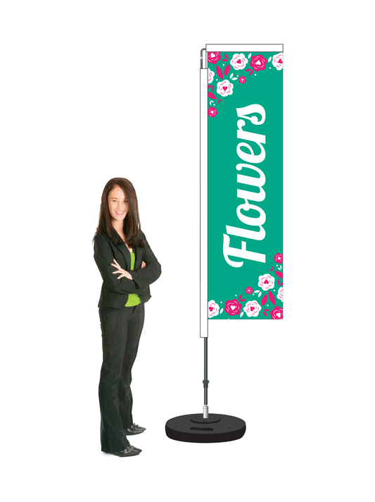 Flowers Pavement Display and Flag || Value Range