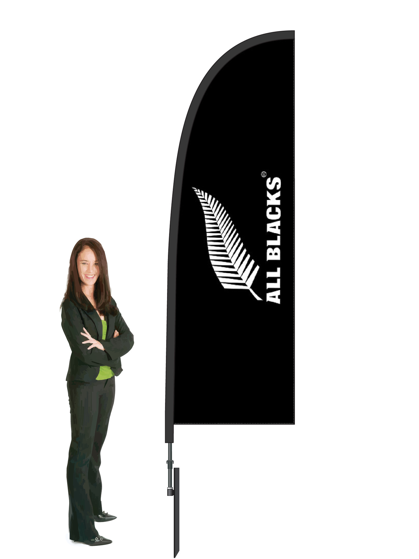 All Blacks®  Durapole Flex Display