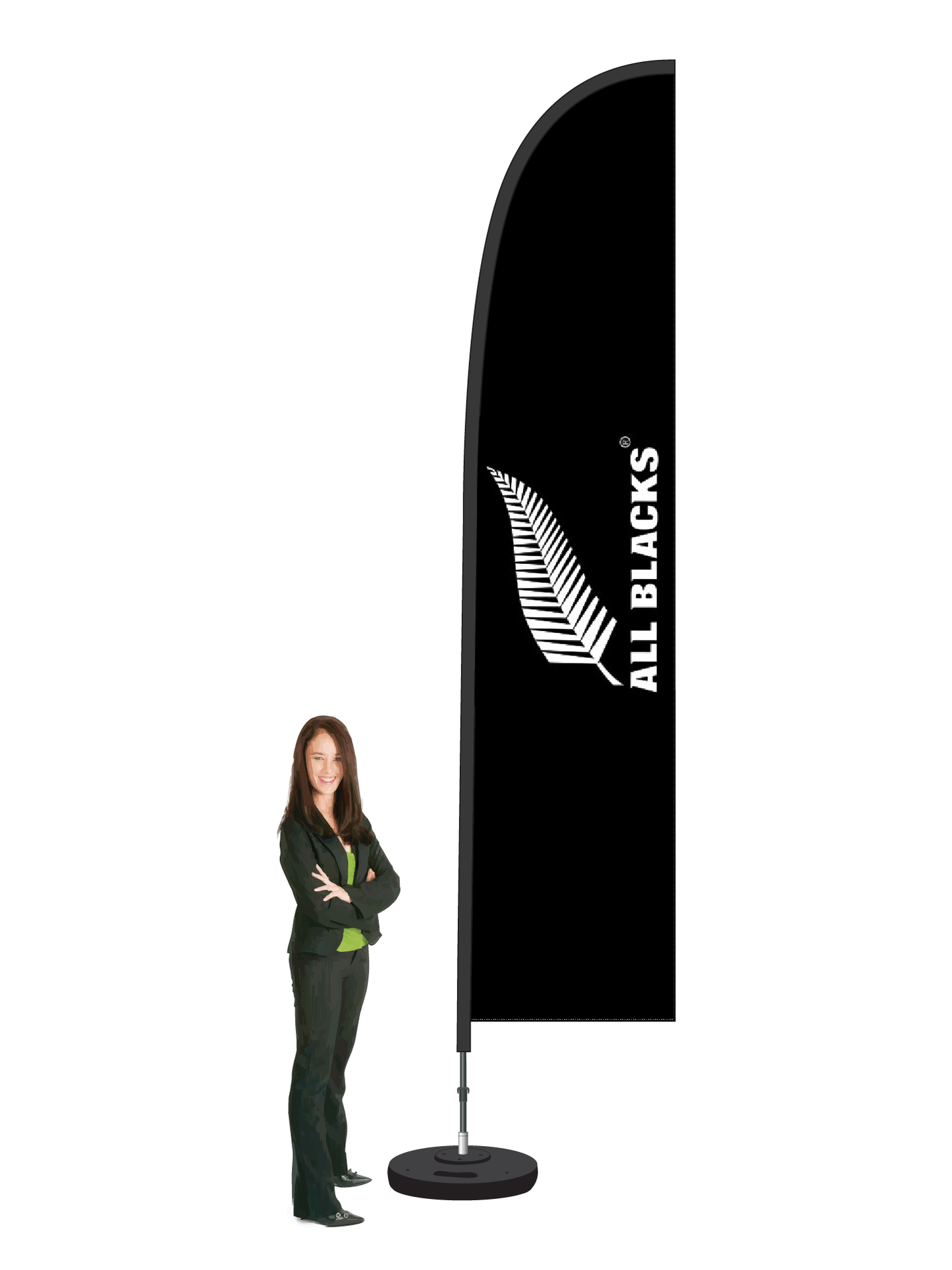 All Blacks®  Durapole Flex Display