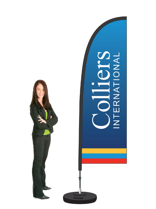 Colliers Durapole Flex Single Sided Flag Display.