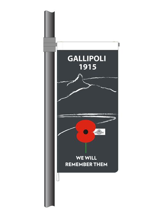 WW1 Gallipoli 1915 Street Flag