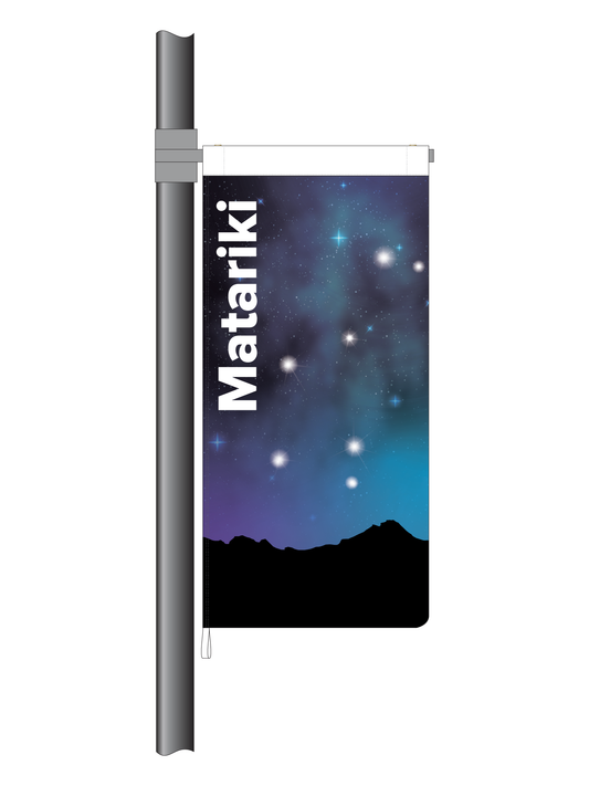 Matariki StreetFlag Blue