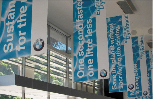 Showroom Hanging Banners